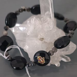 Bracelet main de Fatma & labradorite – Protection